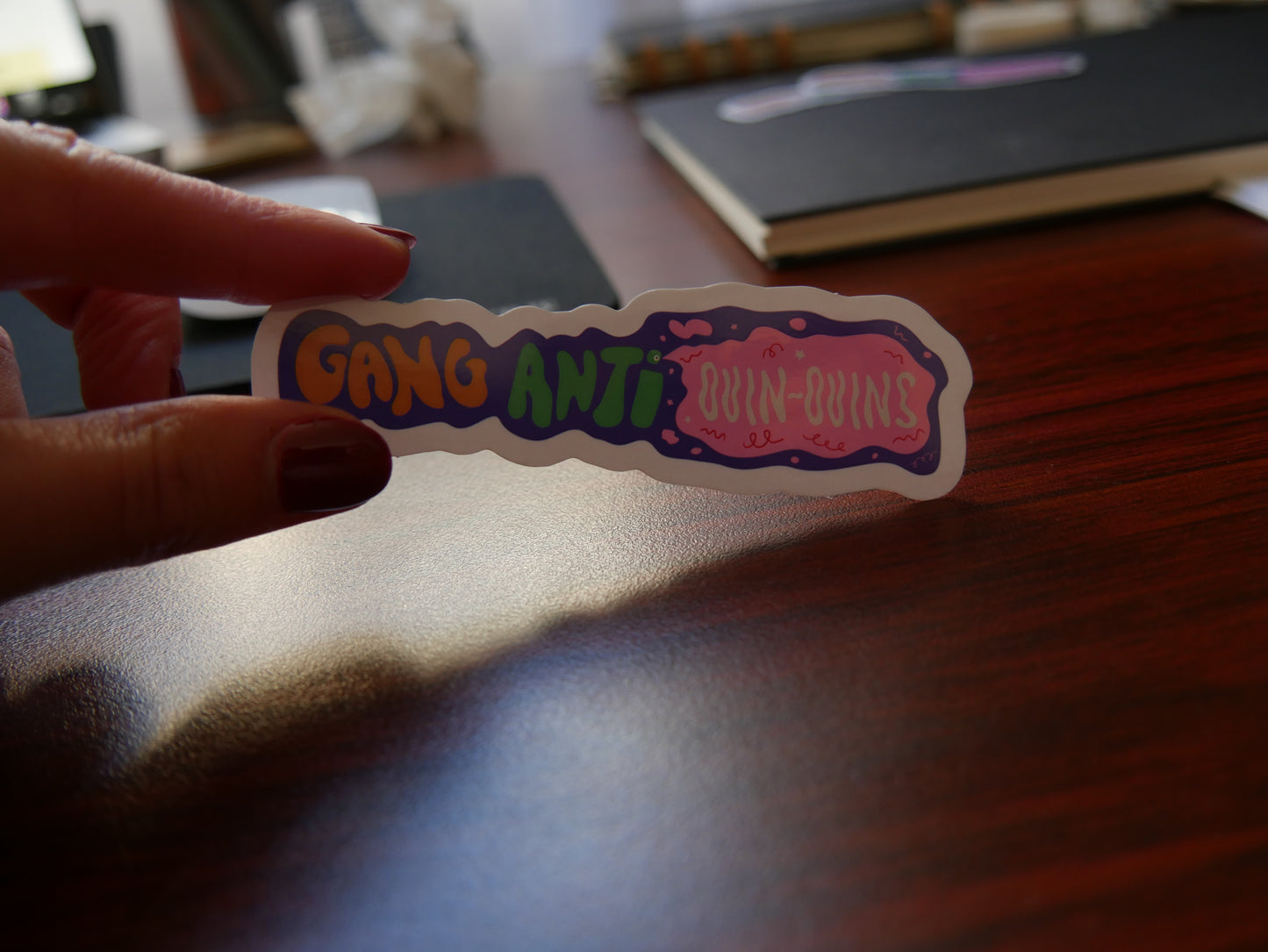 Précommande - Sticker "Gang anti-ouin ouins"