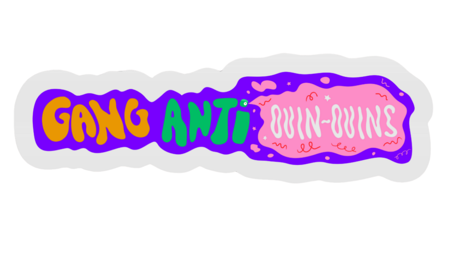 Sticker gang anti ouinouins