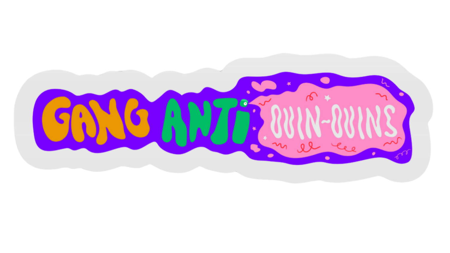 Sticker gang anti ouinouins