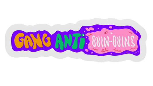 Sticker gang anti ouinouins