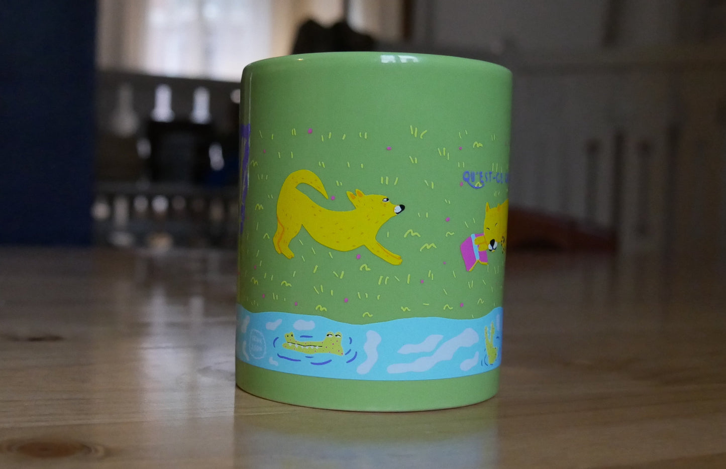 Mug vert "Les aventures de Taki" - Edition Daube de l'été 2025