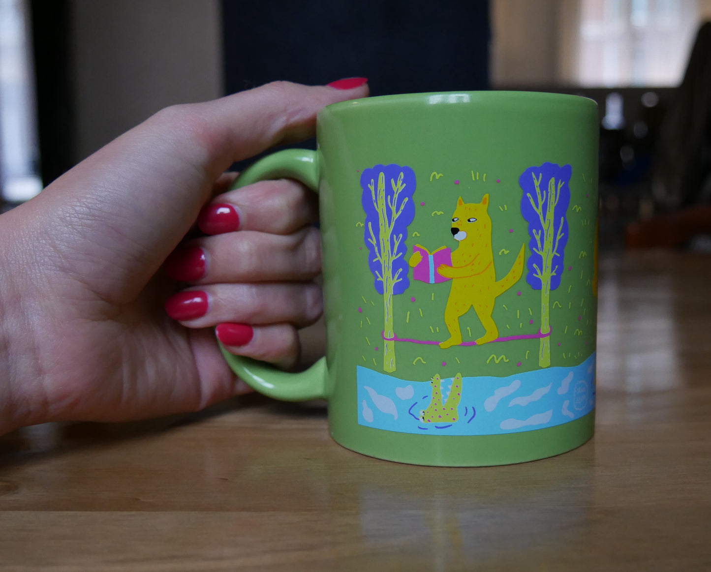 Mug vert "Les aventures de Taki" - Edition Daube de l'été 2025