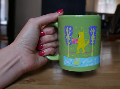 Mug vert "Les aventures de Taki" - Edition Daube de l'été 2025